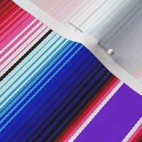 Purple Mexican Serape Blanket Stripes