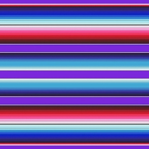 Purple Mexican Serape Blanket Stripes
