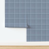 Navy Glen Plaid with Blue Stripe