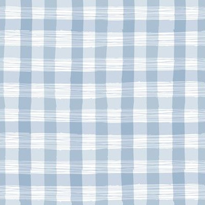 Pastel Blue and White Chequers Seamless Pattern