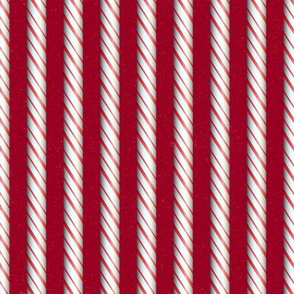 Christmas Coordinate Candy Cane on Red