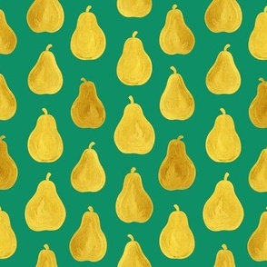 Golden Pears Green medium