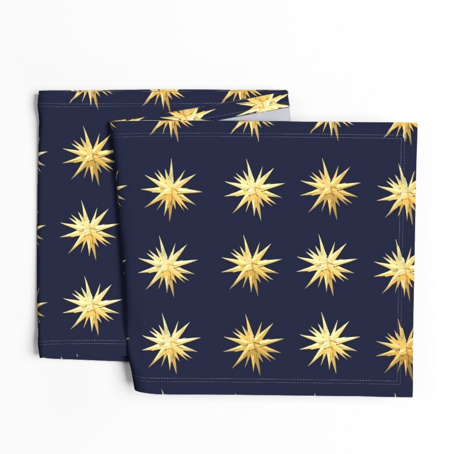 Moravian Star (Navy/Gold)