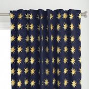 Moravian Star (Navy/Gold)