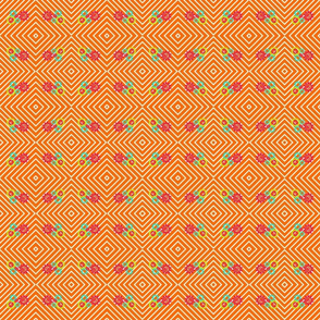 Orange Retro Pattern