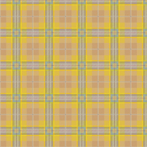 Golden Mustard Plaid