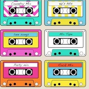 cassette retro tapes