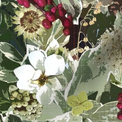 Maximalist Winter Flora