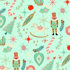 Atomic 50s Maximalist Holiday mint