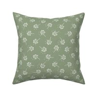 Berry Blossom Toss: Sage Green Floral Scatter