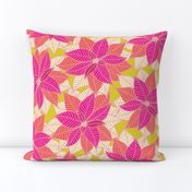 Poinsettia Max fuchsia by Pippa Shaw