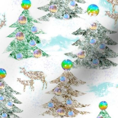 Maximalist Christmas Prism Forest 