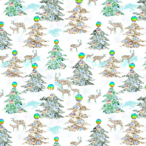 Maximalist Christmas Prism Forest 