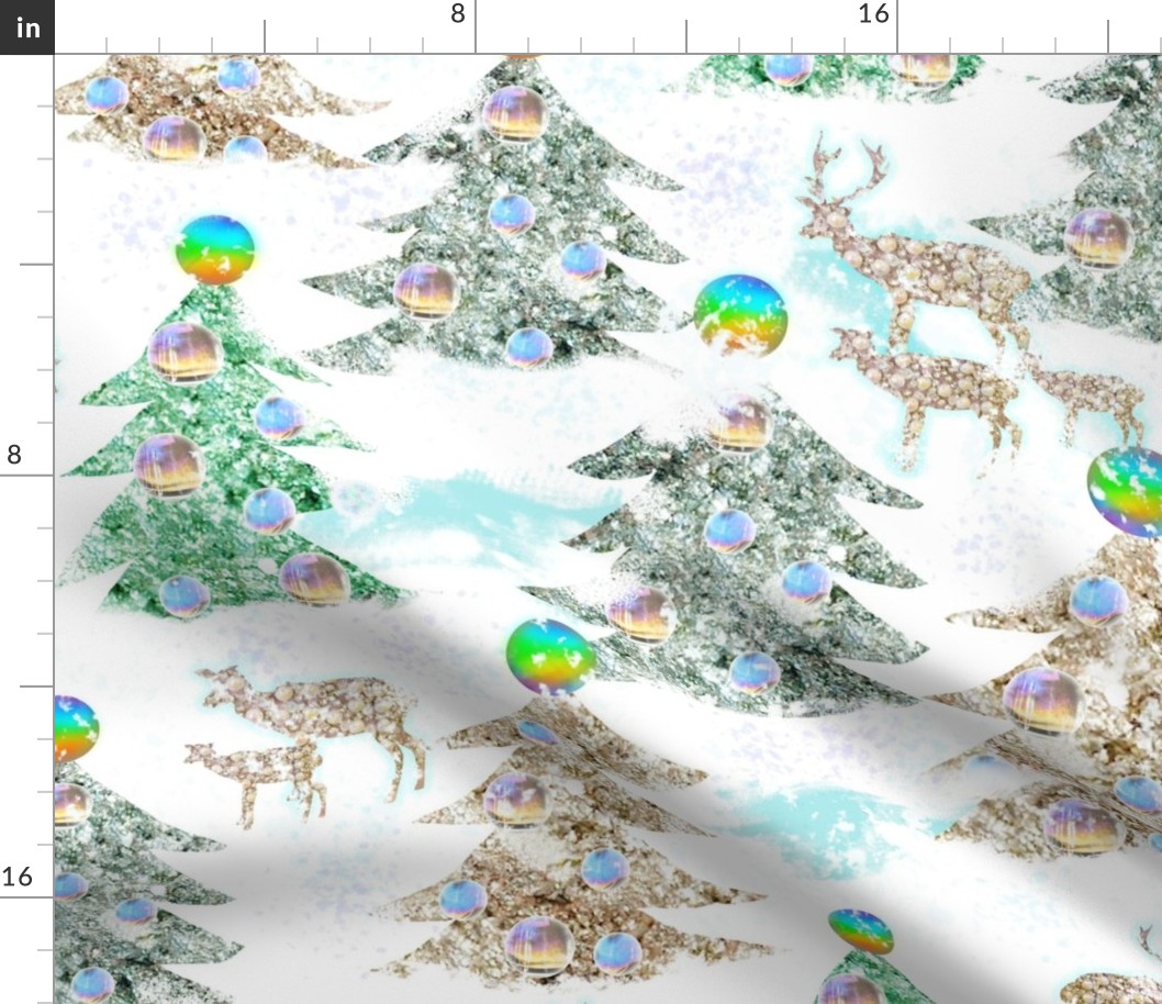 Maximalist Christmas Prism Forest