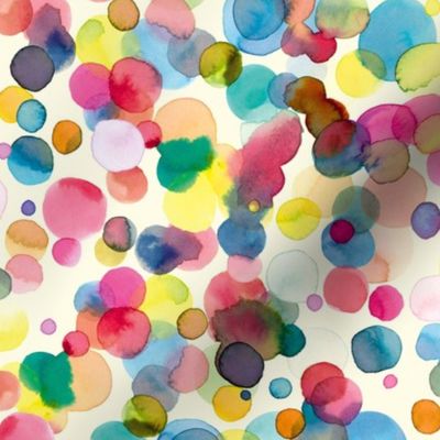 Dots Confetti Dots Watercolor Multicolor dots