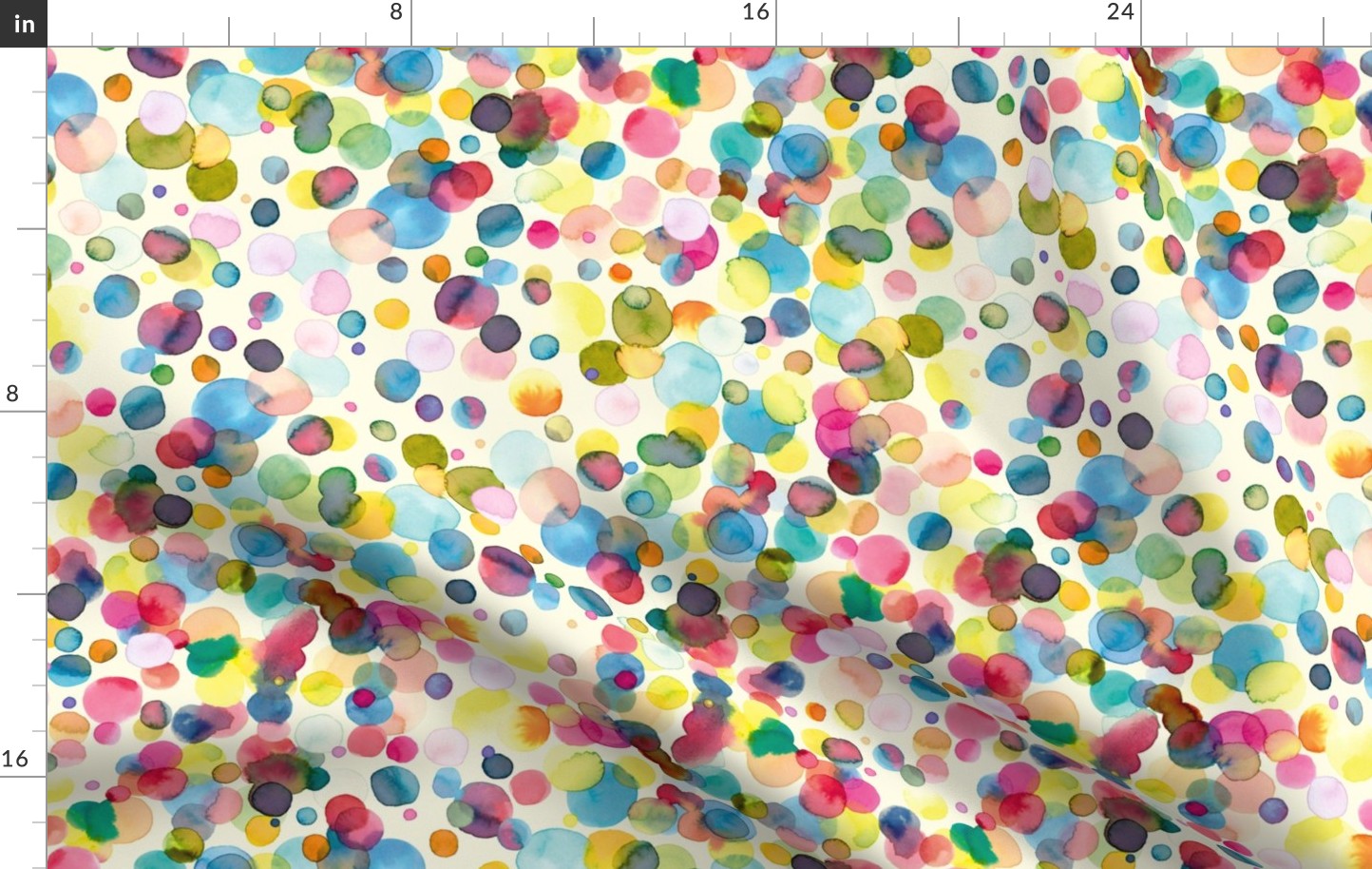 Dots Confetti Dots Watercolor Multicolor dots