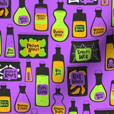 Witch's Potions (Purple)