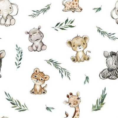 Baby Safari Animals Fabric Safari by Ktscarlett_ Safari Theme Lion