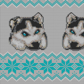 winter husky