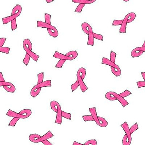 Pink Ribbon Cancer Awareness - small scale