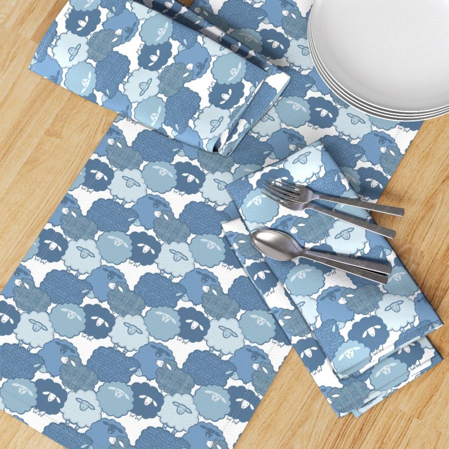 sheep Shape BLUE (small)