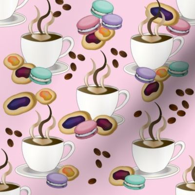 Coffee and Treats Pattern Novelty