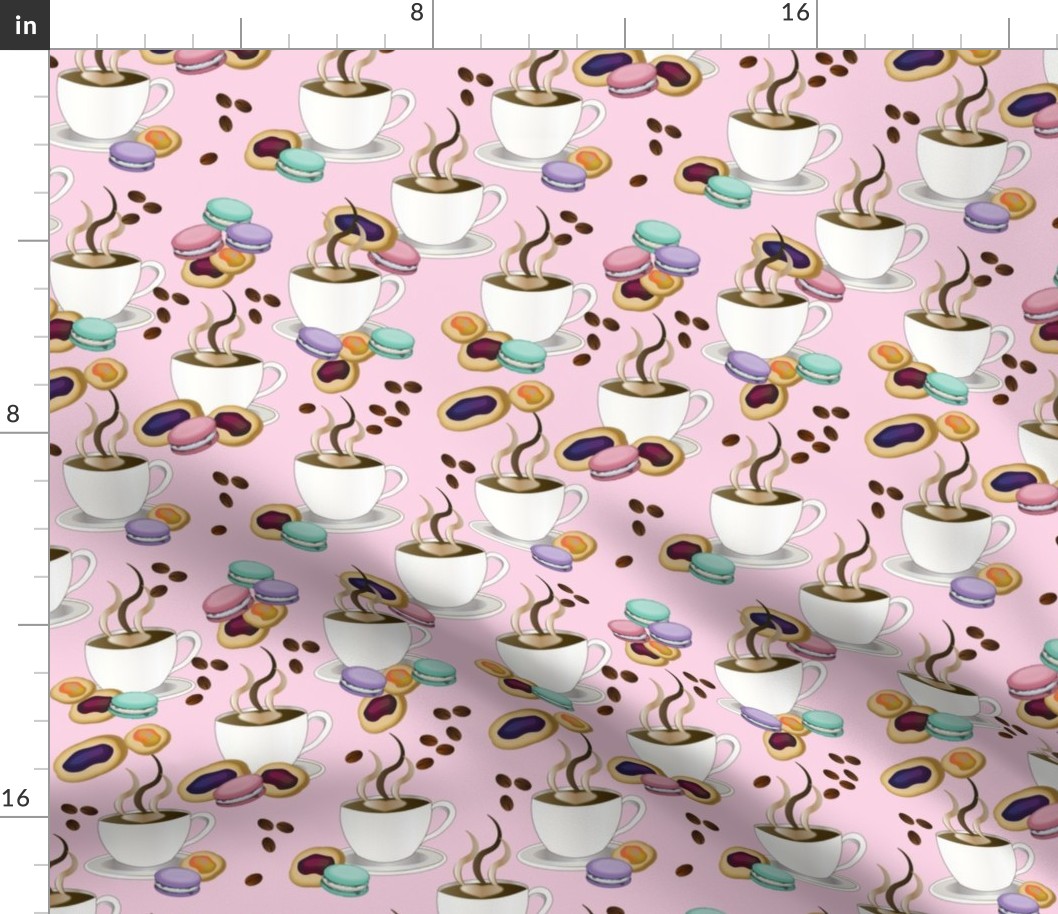 Coffee and Treats Pattern Novelty
