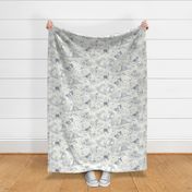 Country Dogs Toile Gray