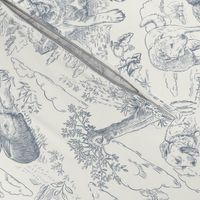 Country Dogs Toile Gray
