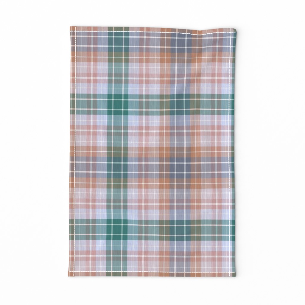 Calming Nature variable plaid small scale