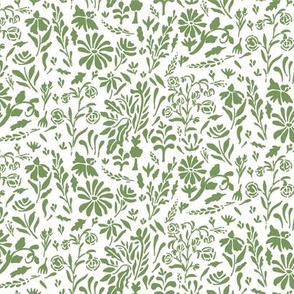 melimba OLD WORLD FLORAL green