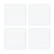 Hand drawn Lined School Classroom Writing Paper Kindergarten Pink and Blue 