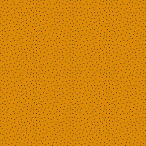 Fall Polka Dots Orange/Black 2x2