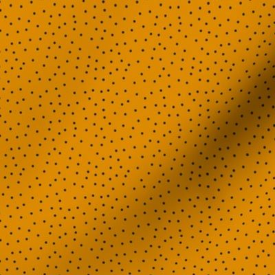 Fall Polka Dots Orange/Black 3x3