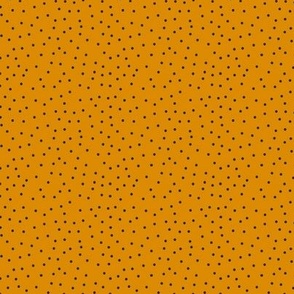 Fall Polka Dots Orange/Black 3x3