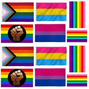 mini pride flags