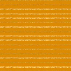 Dashed Fall Stripes Orange/White 2x2