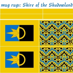 mug rugs: Shire of the Shadowlands