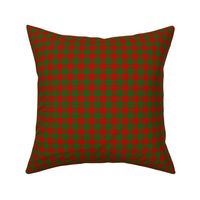 Erskine 1842 tartan, 1" red and green, Vestiarium Scoticum