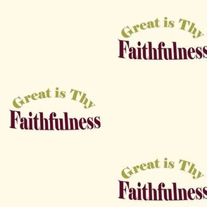 Great is Thy Faithfulness Kitchen