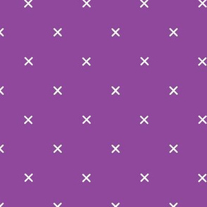 purple x