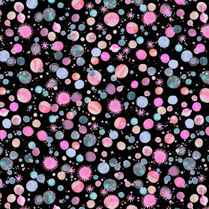 Constellations Pink black