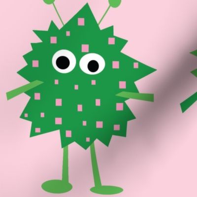 3_monsters_-_pink_and_green_-2
