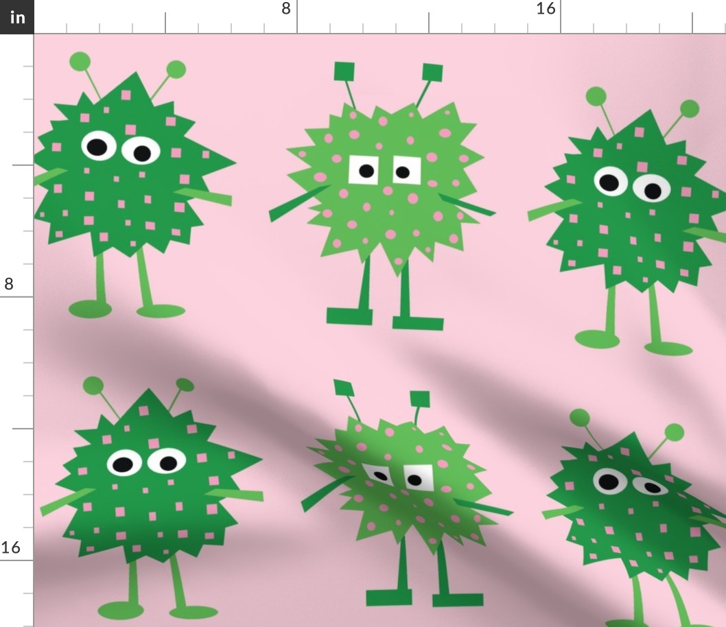 3_monsters_-_pink_and_green_-2