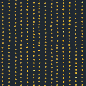Dots (Navy/Gold)
