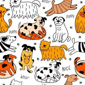 Funny doodle dogs