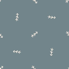  Seamless background forest trees gender neutral baby pattern. 