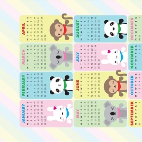 Super Cute Kawaii Animals 2023 Calendar