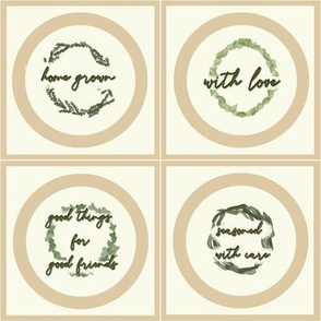 Mason Jar Toppers: Friendship Wreath Edition