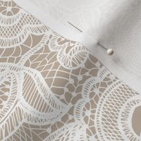 taupe lace